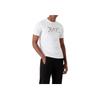 Emporio Armani EA7 SS23 T-Shirt mit Buchstabenprint, Rundhalsausschnitt, Kurzarm, Herren Oberteile Weiß 3RPT20-PJM9Z-1100