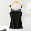 Women Top Spaghetti Strap Lace Summer Vest Square Neck Sleeveless Summer Camisole Women Clothes
