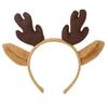 Yousheng Christmas Headband Antler Decor Hair Hoop Festive Reindeer Design Headgear Women Elastic Comfortable Xmas Hair Accessories