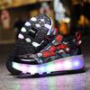 Rage Shoes Charging Male and Female Children's Roller Skating Shoes LED Light Shoes