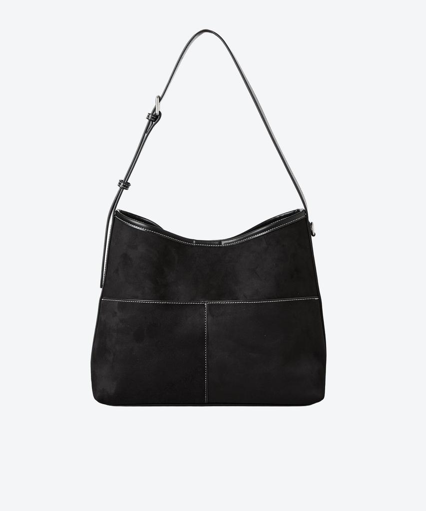 Shoopen Suede Square Shoulder Bag Hpabggf803