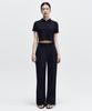MUSINSA STANDARD WOMAN [Cooltandard] Women'S Semi-Balloon Hidden Banding Slacks [Black]