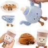 Desene Animate Distractive Vânzare Fierbinte Păpușă de Pluș Cookie Pandantiv Geantă de Tort Baghetă Ceainic Scorțișoară Cana de Cafea Jucărie de Pluș Decor Acasă Cadou Pentru Copii