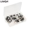 Lixada 75Pcs/Box 15 Sizes Repair Kit Rod DIY Eye Rings Fishing Rod Tackle