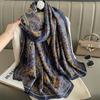 Spring Scarf Women'S Luxury Design Scarf Silk Smooth Scarf Soft Muslim Headband Shawl Beach 85X180Cm