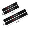 4pcs Car Door Plate Protective Stickers Carbon Fiber Car Sticker Sill Scuff Cover Anti Scratch Decal For Citroen C1 C2 C3 C4 C5