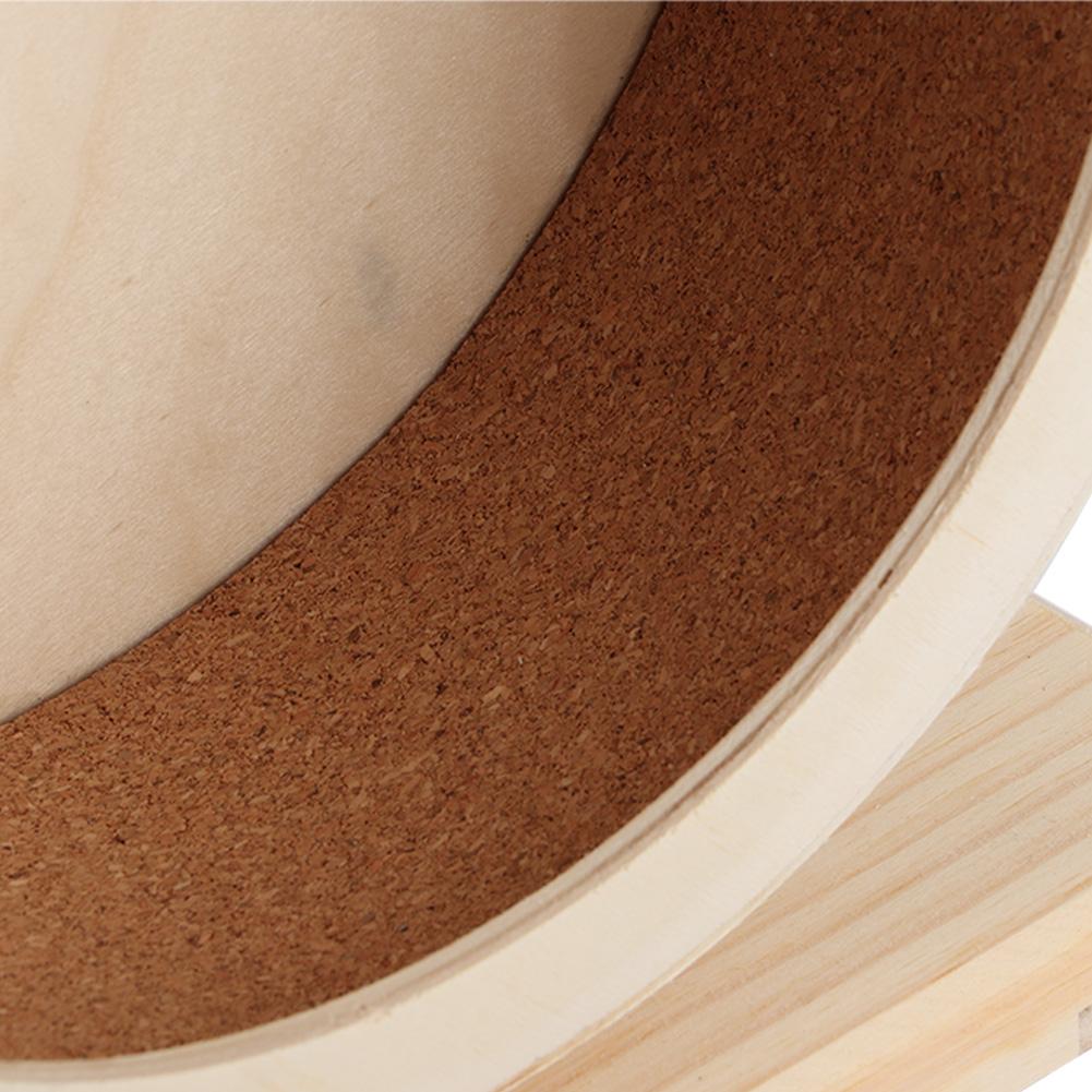 Hamster Small Pets Wooden House Funny Wheel Running Rest   Playing Exercise Toy(S)