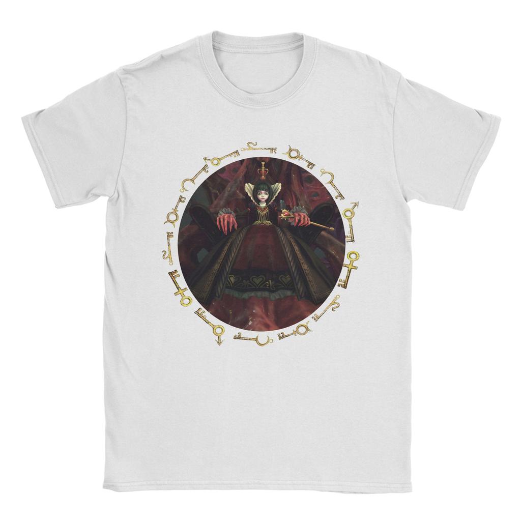 Classic Horror Game Alice Madness Returns Graphic Print T-Shirt Women Men Harajuku Fashion Oversized Cotton Solf Summer New Tee