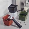 Boîte à marc d'espresso Contenant à marc d'espresso Café Seau ABS Antidérapant Poudre Biseauté Résidus Accessoires Barista Outils Fabricant
