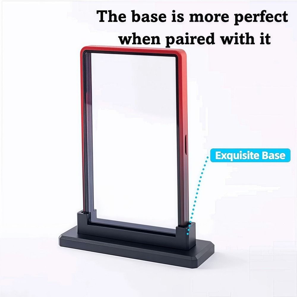 Gradient Color Trading Card Protect Box Double-sided Glass Aluminum Alloy 35PT /CGC Box Transparent UV Protection