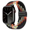 Nylon Braided Loop Strap for Apple Watch Ultra2 49mm 9 8 7 45 41mm Metal Magnetic Bracelet Wristband for 6 5 4 3 SE 44 40mm Band