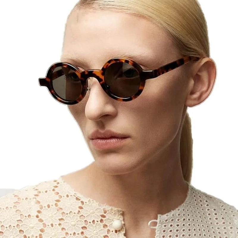 Retro Round Sunglasses Women Men UV400 UV-Protective Eyewear Trendy INS Style Premium-Feel Unique Goggles