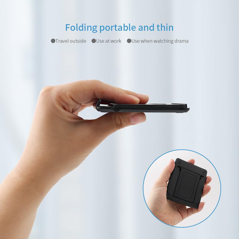 Universal Cell Phone Support Plastic Holder Desktop Stand Foldable Phone & Tablet Bracket Candy Color Ring For Smartphone