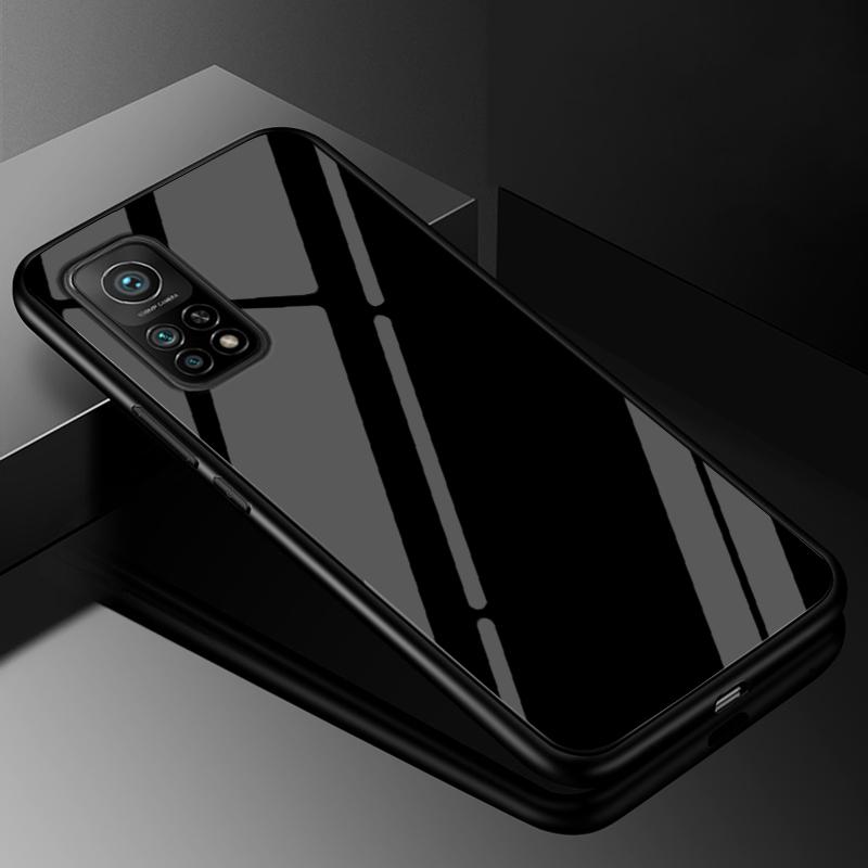 Tempered Glass Case for Xiaomi Mi 10T Pro Cover Hard Case for Xiaomi Mi 10T 10 T Lite POCO X3 Pro NFC Phone Case TPU Bumper