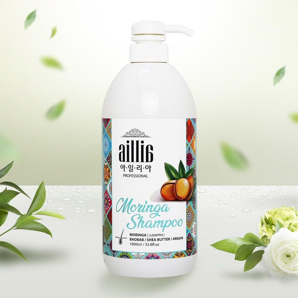 Aililia Moringa Professional Shampoo 1000ml 1 pcs 1L
