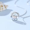 The rest of your life has your necklace, female niche design sense, light luxury, small fish flash diamond collarbone chain, Valentine's Day gift.