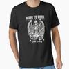 Born To Rock Essential T Shirt Vintage Stylish Breathable Designer Clothes Soft Graphic Fashion Versatile Stretched