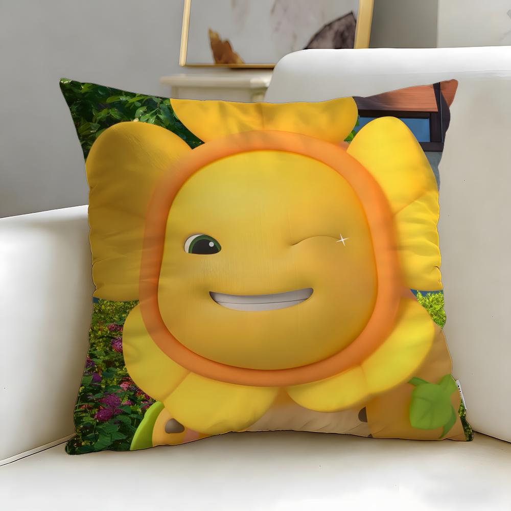 Popular Cartoon Character Nailong Cushion Cover Soft EasyWash Pillow Case Versatile for Couch Bed Travel and Office