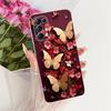For Oppo Reno 5 Pro 5G Case CPH2201 Stylish Flowers Butterfly Painted Cover Soft Slim Phone Case For Oppo Reno 5 Reno5 Pro Shell