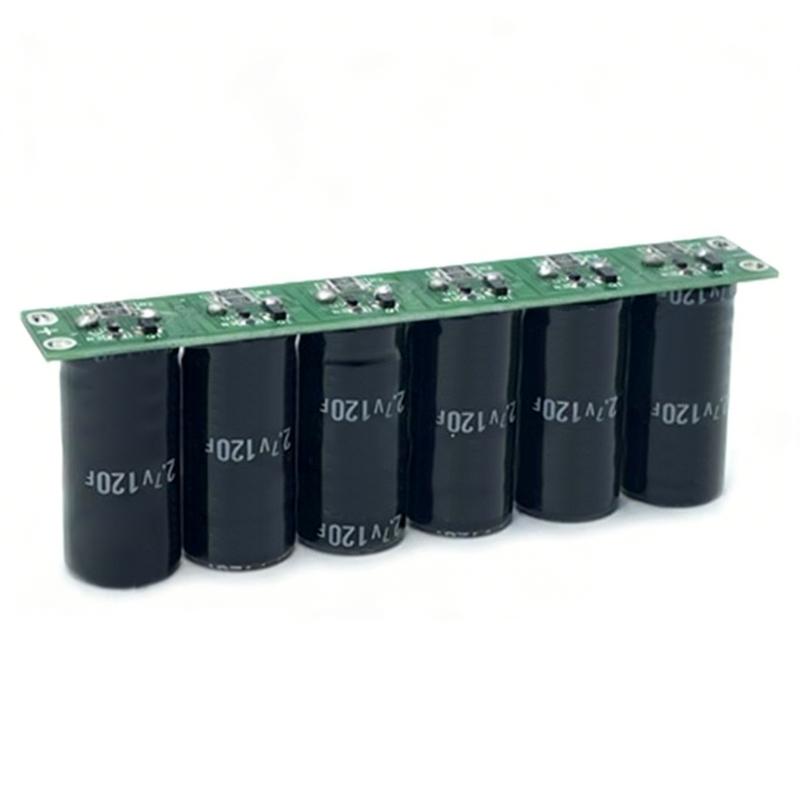 16V20F Super Capacitors Bank with Balanced Protections Circuit Ensuring Safe High Current Applications and Extended Service Life