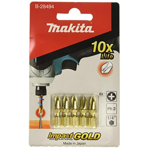 B-28494 Torsion Bit PH2 25mm Wood 5 Pcs