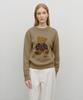 Malittepeulangsowajeobeo Doodle Bear Knit Pullover Beige