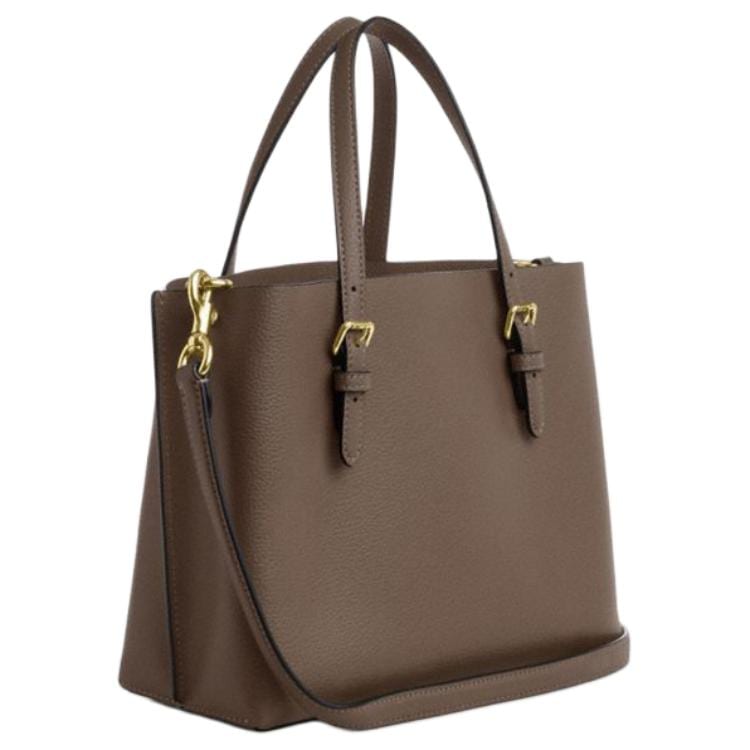 Coach Mollie Cow Split Leather Tote Bag, Shopping Bag, Shoulder Bag, Crossbody Bag, Handbag 25 Women's Brown CV966-IMV2R