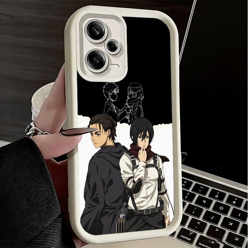 Phone Case for Xiaomi Redmi Note 15 14 13 Pro Plus A-Attack On T-Titan Mikasa Shell 12S 11 11S 11T 5G 14S Soft Silicone Funda