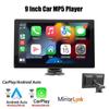 9 Inch Touch Screen Car Radio Audio Bluetooth 5.0 MP5 Player Wireless Carplay FM Receiver