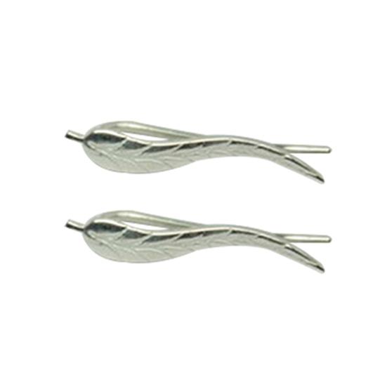 1 Pair Ear Stud Leaf Shape Exquisite Stud Earring
