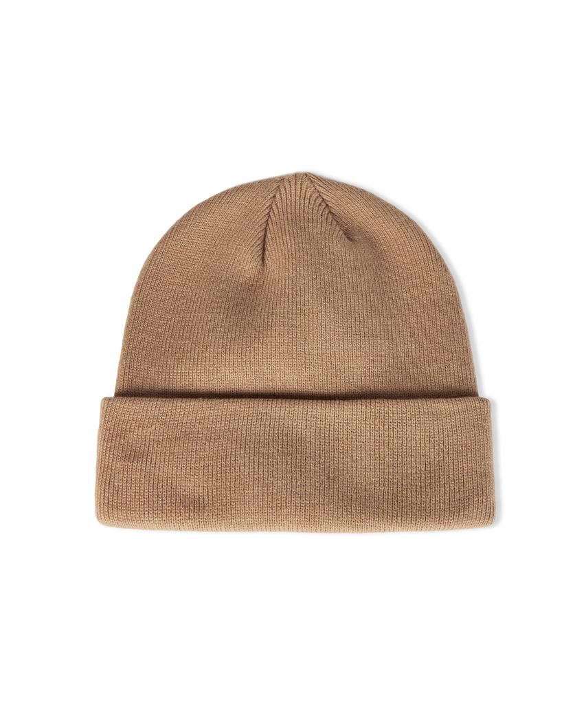 Bajal Va Square Big Label Beanie Beige