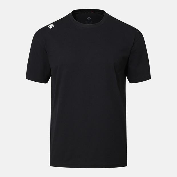 DESCENTE Men'S White Graphic Oversized Short Sleeve T-Shirt Black Sr321Tts74