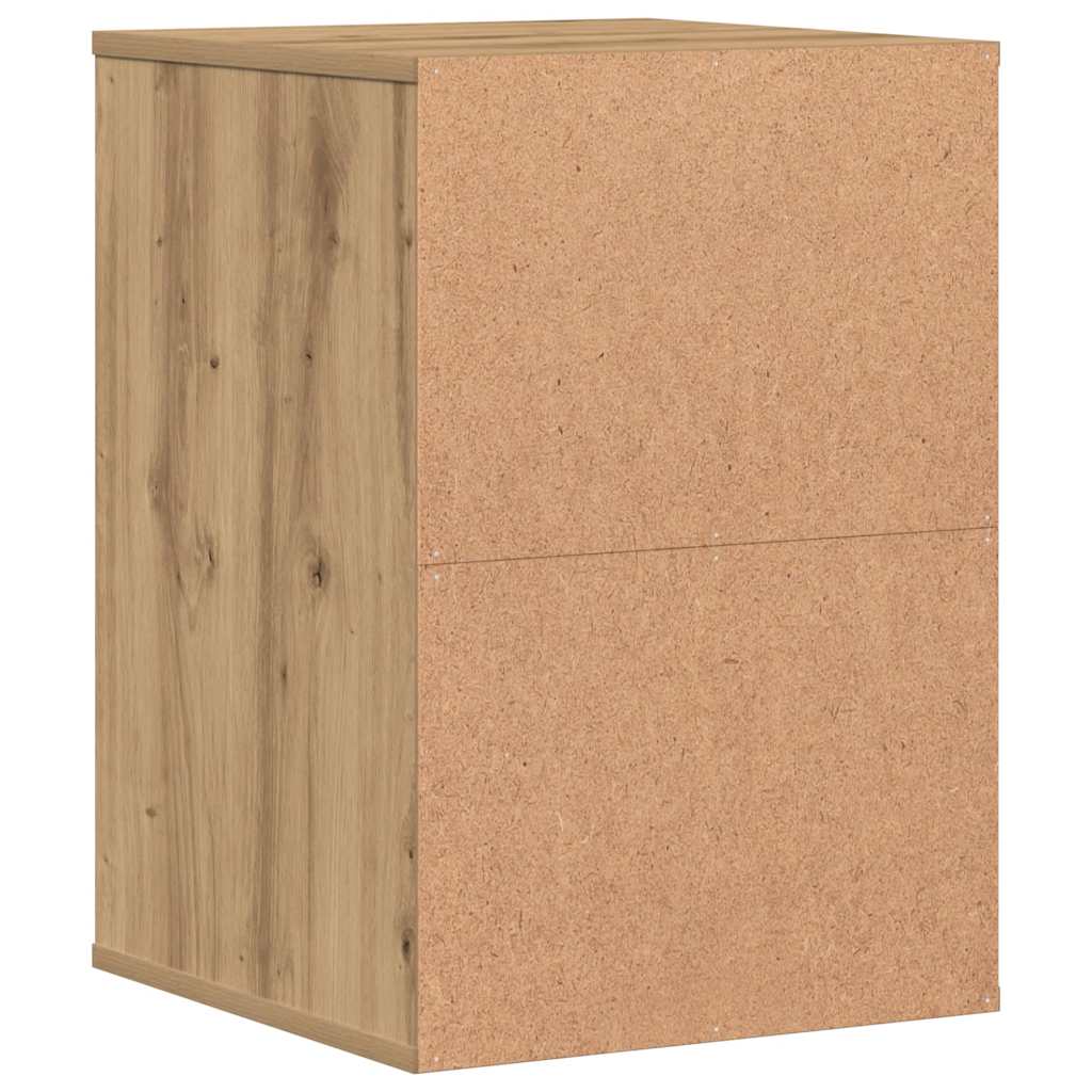 Vidaxl Kommode, Artisan Eiche, 40x41x58 cm, Holzwerkstoff