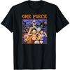 One Piece Anime Running Scared Heavy Metal Logo T-Shirt