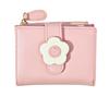 FARFADET Women's Bifold Wallet with Floral Design, Coin Purse, Card Slots, and Zippered Bill Compartment. Compact and Cute. Perfect for Celebrations,