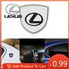 Innenaufkleber Auto Styling 3D Metall Emblem Karosserie Fenster Aufkleber Decal Für F-SPORT ES RX NX LS UX LM LX GX LC RZ IS CT GS