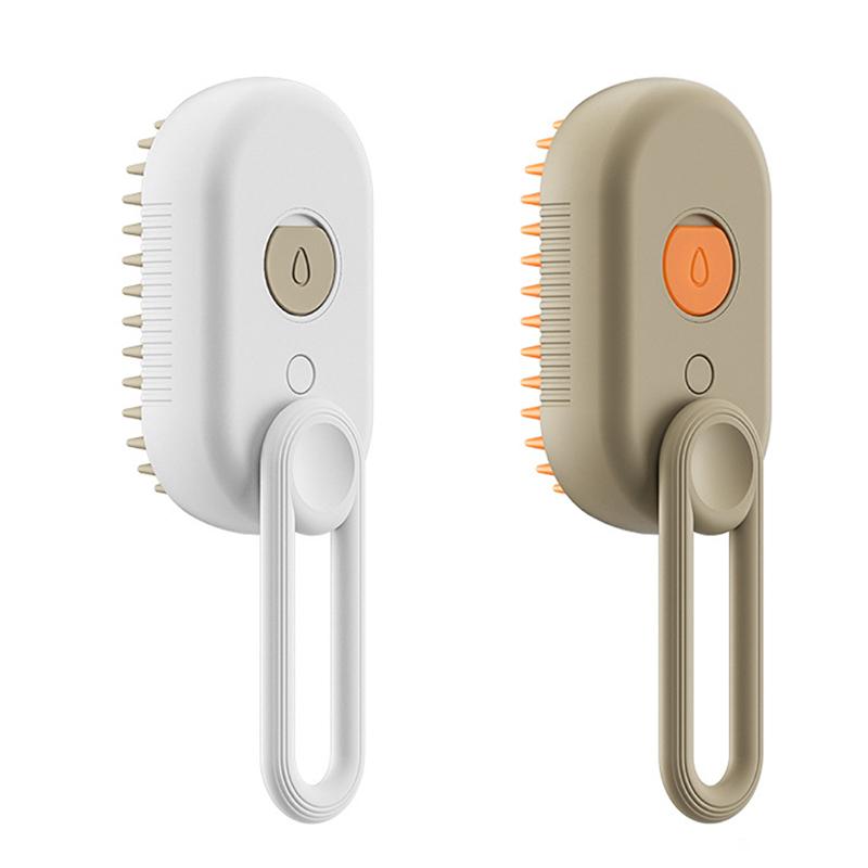 Rechargeable 4-in-1 Cat and Dog Steam Hair Removal Brush Cat Brush Anti-static Steam Pet Brush Massage Cleaning Spray Hair Removal Brush