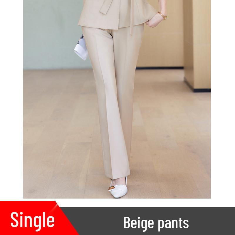 High-End Goddess Style Suit: Formal Two-Piece Set for Workplace Elegance