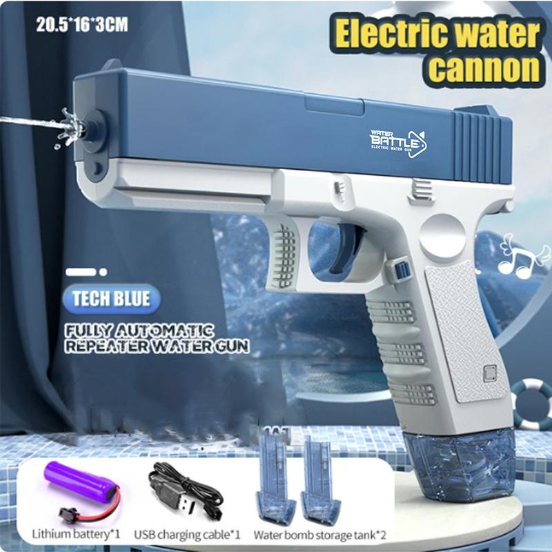 Non-Toxic Summer New Ice Mouse Electric Water Gun Pistol Shooting Toy Full Automatic Shoot Outdoor Toy For Children Adults Gift