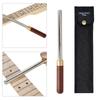 Gitarrenbund-Kronenfeile Bundfeile Abrichten mit schmaler/mittlerer/breiter 3-seitiger Kante Gitarrenreparatur- & Gitarrenbauerwerkzeug Holzgriff
