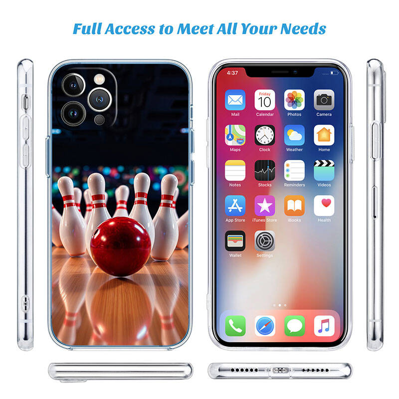MH25 Bowling Phone Case for Motorola G34 G32 G31 G14 G15 G84 G62 E32 G24 G72 G71 G73 G85 G200 G60 G52 G51 G50 G42 G41 G32 G30
