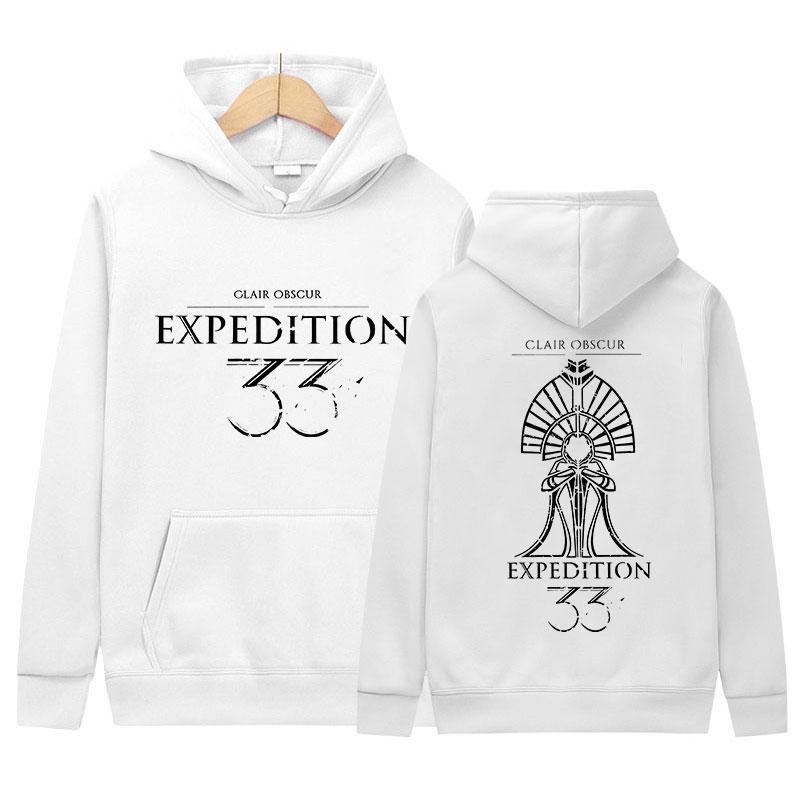 Clair Obscur Expédition 33 Graphic Cover Hoody Unisex Clothing Gothic Long Sleeve Sweatshirt Retro Aesthetic Pullover Sweatshirt