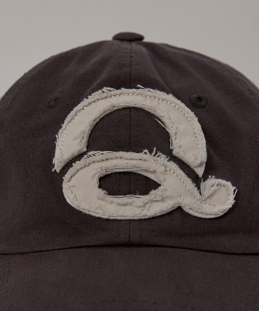 Kyuseu Washed Logo Ball Cap - Brown/White