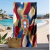 Portugal Football Print Beach Towel Quick Dry Super Absorbent Soft Bath Towel for Swimming Beach Travel Fan Souvenir Gift