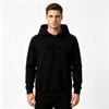 Men's Faith Over Fear Jesus Cross Graphic Print Hoodie Casual Long Sleeve Warm Pullover Hooded Sweatshirt Christian Streetwear for Men Daily Wear