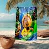 Personalisiertes ultraweiches Strandtuch mit Biene Maja-Thema, ideal für Pool - Camping, Tauchen - Perfekter Reisebegleiter, Lebendiges Strandtuch.