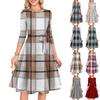 Women's Cocktail Dresses 3/4 Sleeve Vintage Wedding Guest Dress