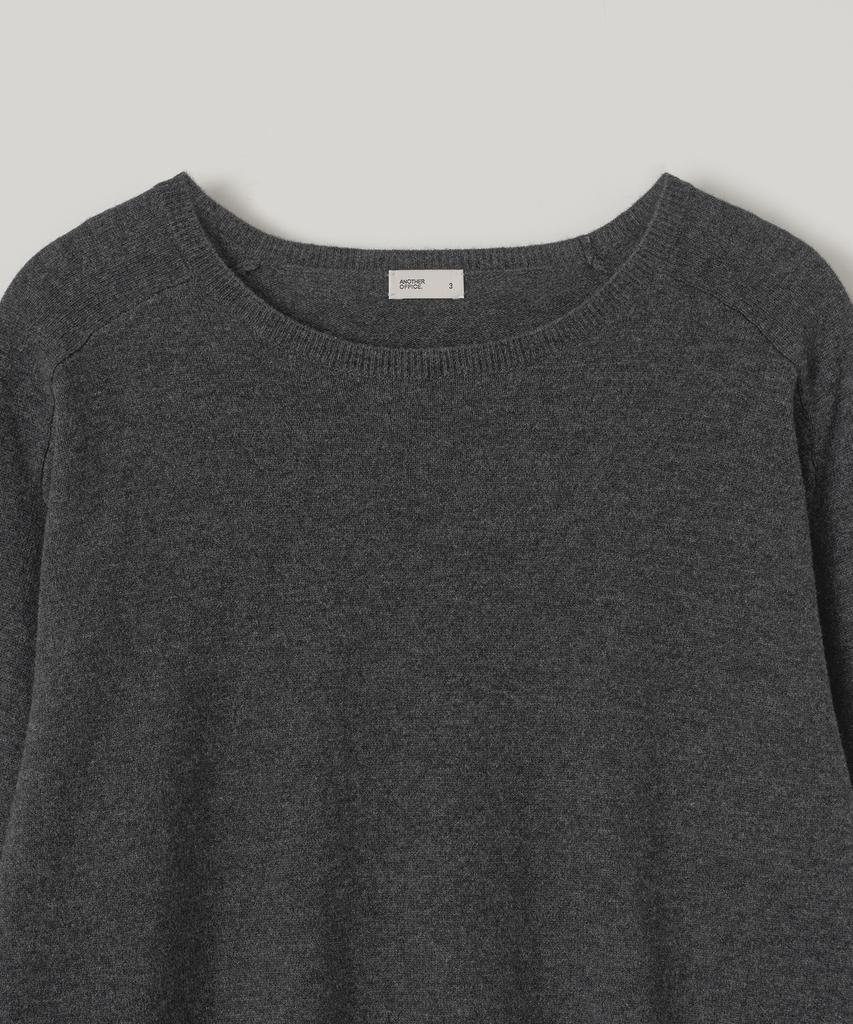 ANOTHER OFFICE Ensemble Cashmere Knit (Charcoal)