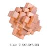 Wooden Kong Ming Lock Lu Ban Lock IQ Brain Teaser Puzzle Inteligencia Rompecabezas 3D De Madera Montessori Educational Toys