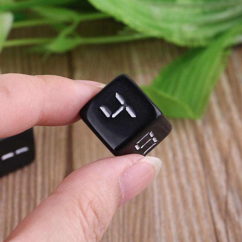 10 stuks D6 Zeszijdige Dobbelstenen Nummer Vierkant voor Feest Nachtclub Bordspel Rollenspel 15mm
